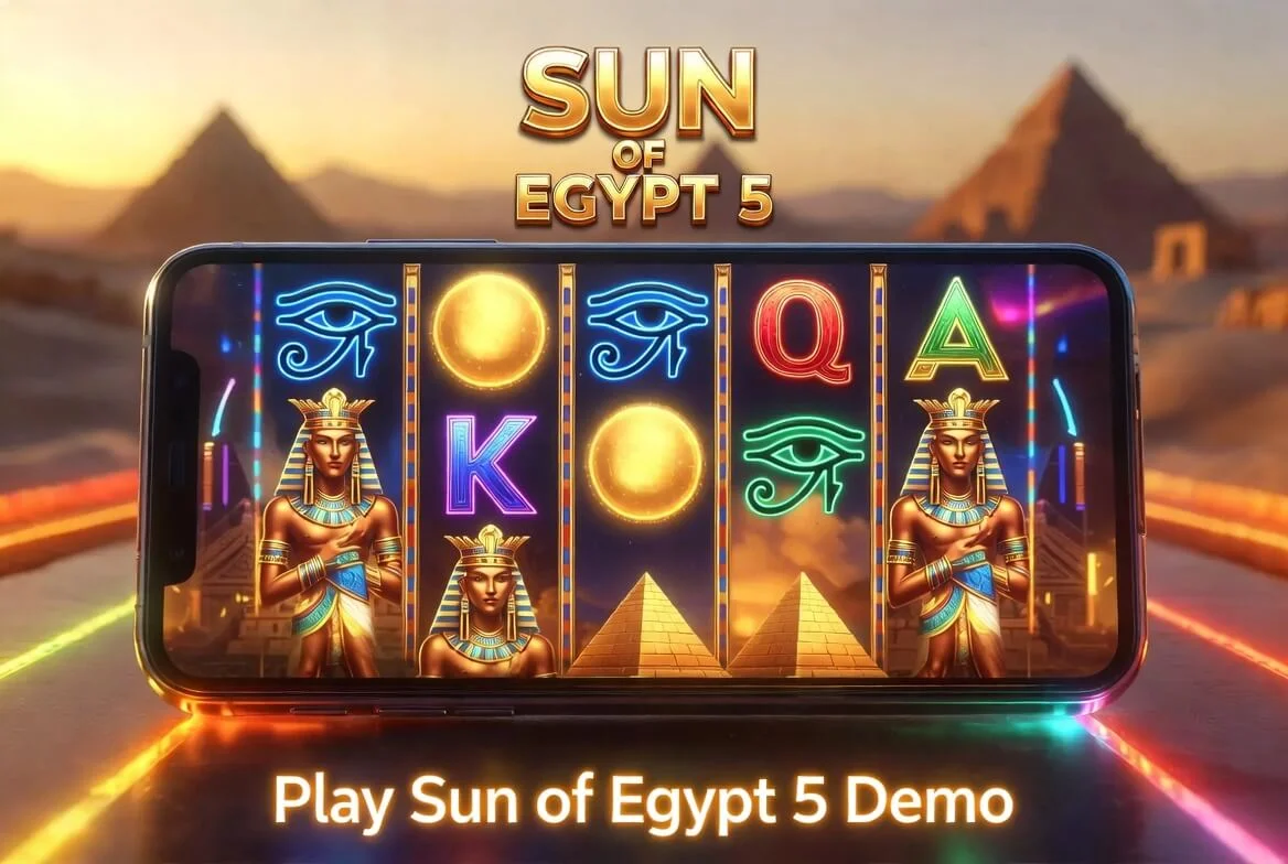 Запуск демо-версии Sun of Egypt 5 в браузере