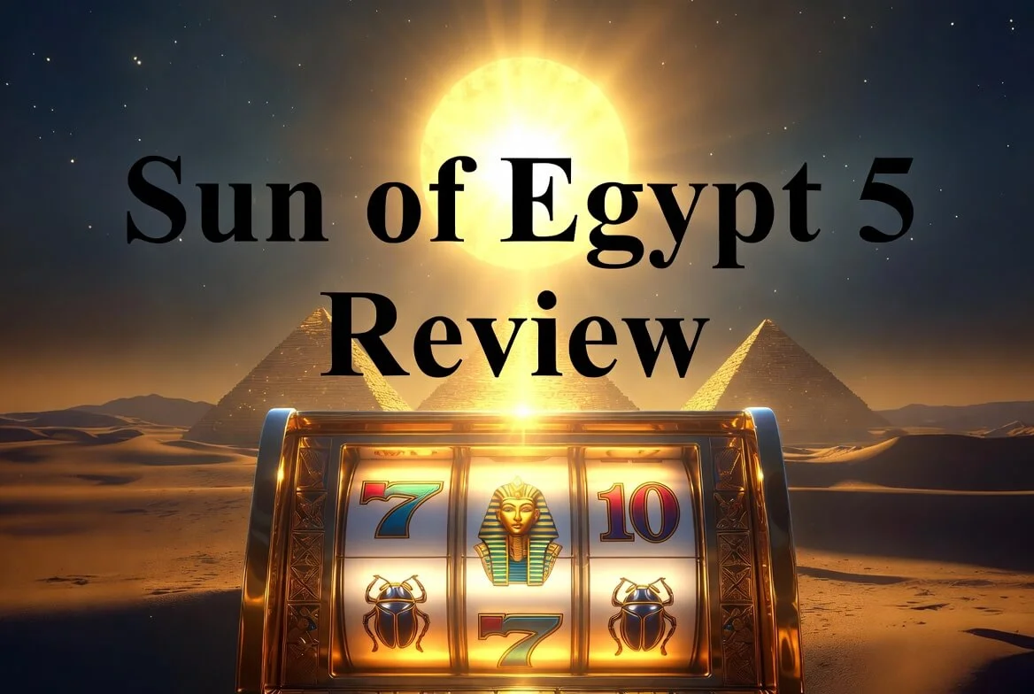Sun of Egypt 5 — основное игровое поле слота от 3 Oaks Gaming